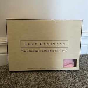 Cashmere Headache Pillow - Hot or Cold Therapy